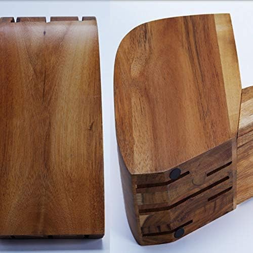גואנגמינג-סכין בלוק עץ / סכין מחזיק / סכין בלוק עשוי באיכות גבוהה עץ שיטה, יצירתי כלי אחסון, לחסוך מקום,פשוט