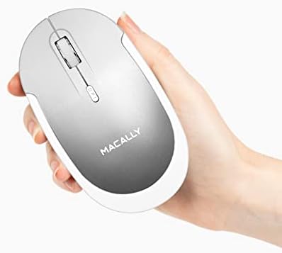 עכבר בלוטות 'אלחוטי מקאלי למק ולמחשב-עכבר אלחוטי שקט-עכבר אפל אלחוטי תואם מק-עכבר מחשב נייד לבן בלוטות' למקבוק