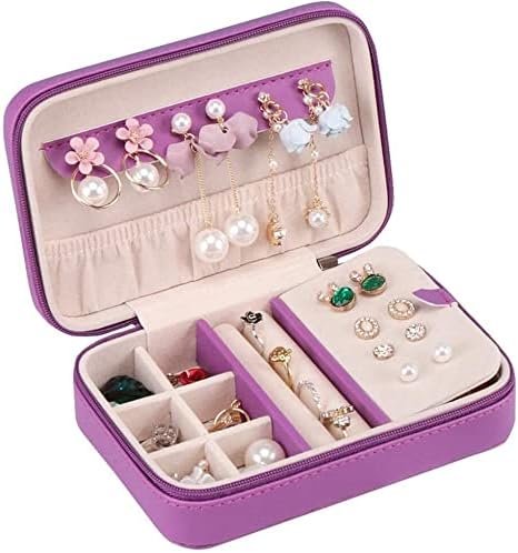 NNJHHG AC207 קופסת תכשיטים פשוטה ונייד תיבת אוזן אחסון קופסת קופסת קופסת קופסת מתנת יופי קופסת תכשיטים