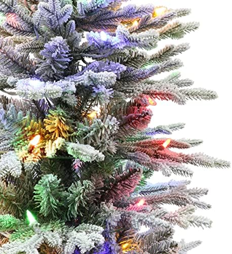 עציץ עציץ ארקטי ארקטי 6 רגל עץ עץ ארקטי ארקטי, 1430 טיפים, 120 צבע נורות LED, מתאם UL רשום