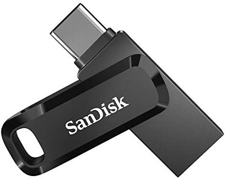 Sandisk 64GB אולטרה כונן כפול USB מסוג C-USB-C, USB 3.1-SDDC2-064G-G46, אפור/כסף & 64 ג'יגה-ביי