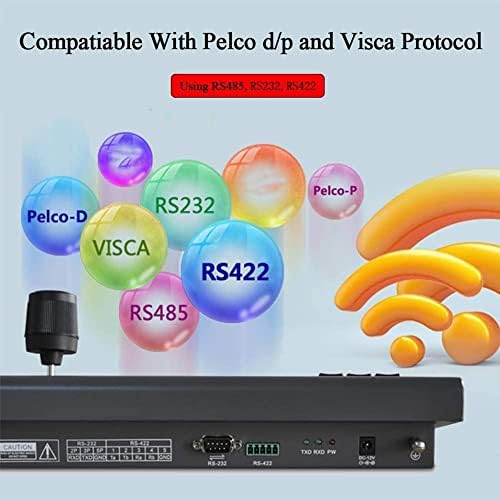 Haiweitech 3d Joystick Ptz Controller עם Visca/Pelco D/P PTZ JOYSTICK עם RS485 RS442 RS232 למצלמת