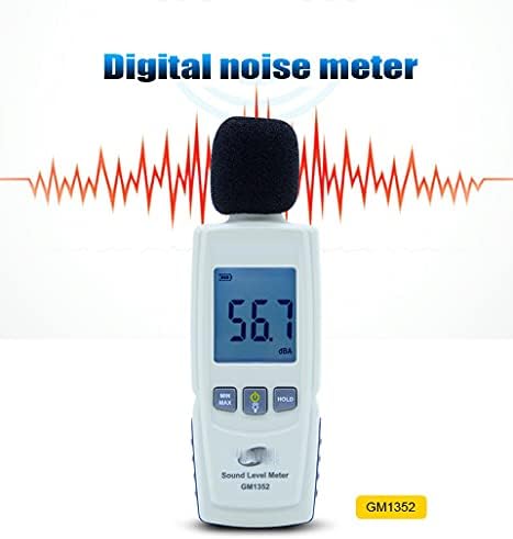 Walnuta דיגיטלי רמת צליל מד בודק רעש DB דציבל מד בדציבלים דציבלים גלאי שמע רעש מיקרופון אוטומטי