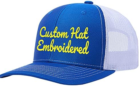 סיטונאי מותאם אישית כובע מותאם אישית טקסט / לוגו רקום כובע לגברים נשים נהג משאית כובע