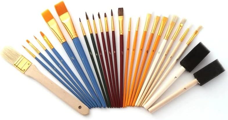 MHYFC מקצועי ניילון צבע מברשות עט שמן צבעי מים ציור ציור מברשת עטים
