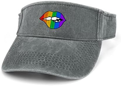 גאווה גליטר שפות חיצוני ספורט מגן בייסבול כובעי טרנדי ג ' ינס כובע לגברים נשים
