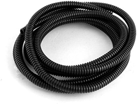 צינור AEXIT נורות גלי נורות כבלים צינור מפוח צינור 2.55M /8.4ft ארוך 10 ממ צינורות פלורסנט חור שחור