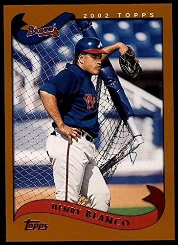 2002 Topps 69 T Henry Blanco Atlanta Braves NM/MT Braves