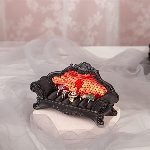 מארגני קשר סיני ציצית אדום חגיגי חתונה נצנצים תכשיטי דוכן תצוגת תכשיטי אחסון מתלה עגיל שרשרת