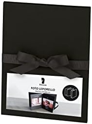Rössler 13303200700 - Leporello עם עמודים שחורים, שחור, 150 x 190 ממ, ספר מתקפל, אלבום צילום קונצרטינה, חבילה