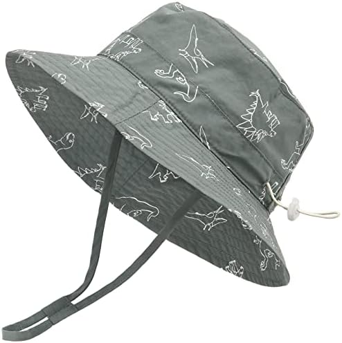 תינוק שמש כובע עבור ילד ילדה פעוט קיץ דלי כובעי ילדים עד 50 שמש הגנת חוף כובע