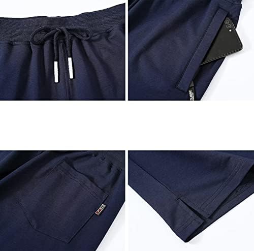 מכנסיים קצרים בכיס רוכסן של גברים מפוצלים בירך חיצונית