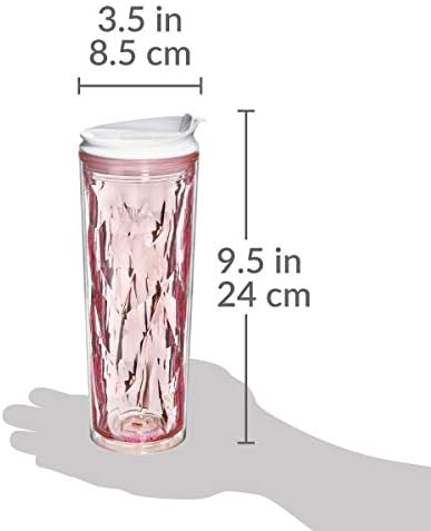גביע קריסטל קליק & חותם לנער כוס כוס עבור משקאות חמים או קרים-22 עוז