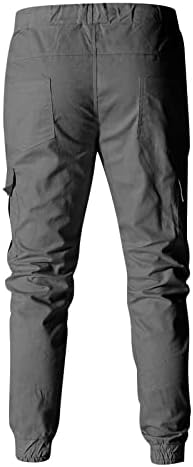 מכנסי טרקלין של Dudubaby Mens Mens מכנסיים מכנסיים סוודים משיכים מכנסיים מזדמנים של מכנסי טיול מכנסיים
