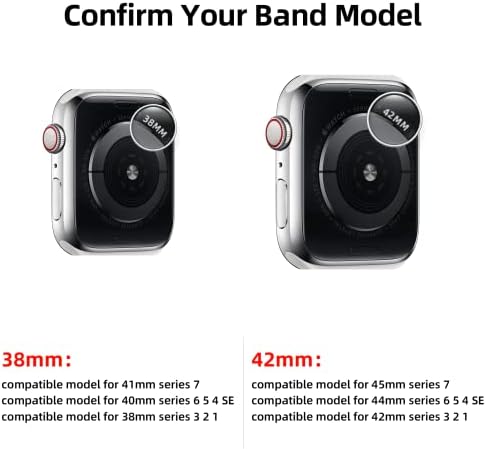 רצועה מגנטית מתכתית תואמת עם Apple Watch 38 ממ 40 ממ 41 ממ 42 ממ 44 ממ 45 ממ 49 ממ, רצועת רשת מילאנית