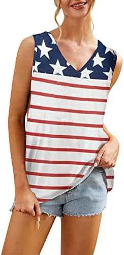 צבוע דגל צבוע סופרבר חילול חילוט עצמאות נשים ללא שרוולים צוואר יד אמריקאית חולצה אמריקאית מיכל יבול