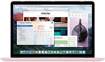 Ueswill 3 ב 1 מארז קשה מט קשה תואם ל- MacBook Pro, דגם A1398, ללא CD-ROM, אין סרגל מגע + כיסוי מקלדת