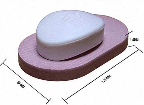 Tyi -סוג סבון אדמה דיאטומי, מחזיק סבון סבון תלת ממד מעוגל מרובע, משמש בחדר אמבטיה ובמטבח, ספיגת מים וייבוש