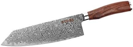 מסלול 833 חתימה KAMO PT סכין סכין בעבודת יד פטיש דמשק אמריקאי