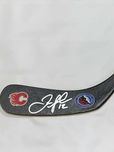 ג'רום איגינלה חתום על שרווד הוקי מקל קלגרי להבות היכל התהילה JSA COA - מקלות NHL עם חתימה