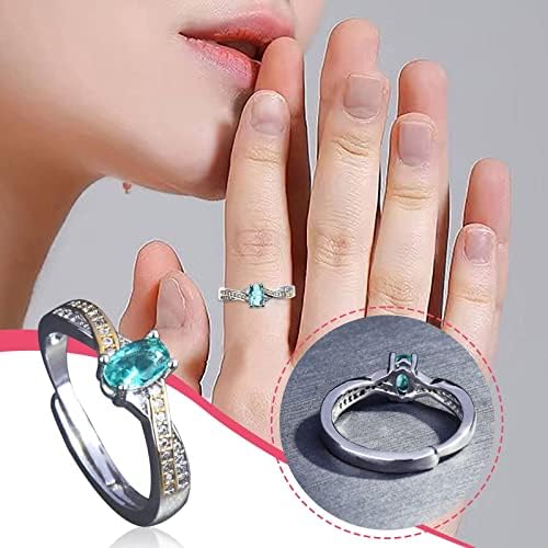 טבעות נעות זירקון מעוקב טבעות יהלום אירוסין תכשיטים נשים סטרלינג כסף 925 תכשיטים טבעת נישואין טבעות תכשיטים