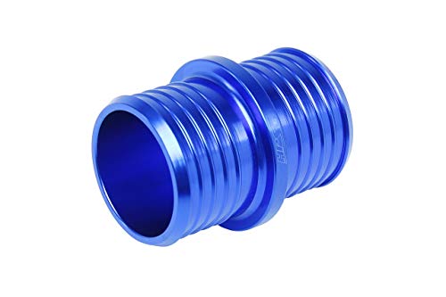 150-כחול 1.5 בילט 6061 אלומיניום נגרות צינור איחוד מחבר, 2 אורך, כחול, 38 מ מ