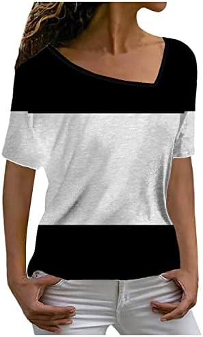 חולצות טי שרוול ארוכות טרבין לנשים, אופנה לנשים קפוצ'ון צווארון משופע