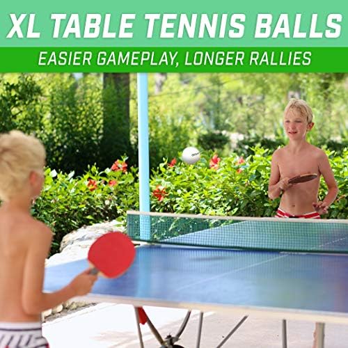 GOSPORTS 55 ממ XL שולחן טניס כדורי 12 חבילה - כדורי טניס שולחן ג'מבו לאימונים או משחקי זריקה אחרים