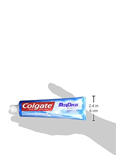 Colgate Maxclean SmartFoam משחת שיניים מקצפת, מנטה - 6 אונקיה