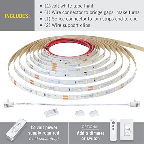 תאורת Armacost 141230 Ribbonflex Pro Tape Light 30 נוריות LED/M Light, 3000K, 16.4 ft