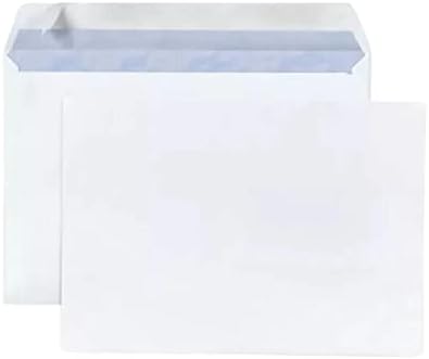 25 מעטפות נייר לבן 80 גרם - 16.2 על 22.9 ס מ