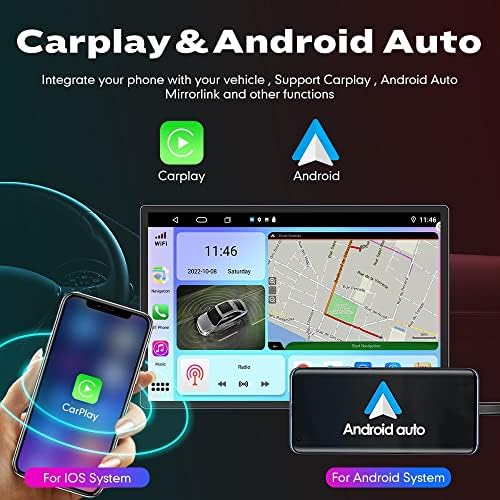 Wostoke 13.1 אנדרואיד רדיו Carplay & Android Auto Autoradio Navigation ניווט סטריאו מולטימדיה נגן GPS מסך מגע
