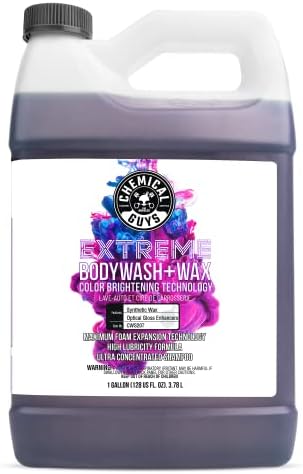 חבר'ה כימיים CWS207 שטיפת גוף קיצונית ושעווה שטיפת מכוניות סבון, 128 פלורידה, ניחוח ענבים & ACC_300_2