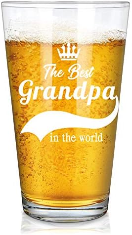 כוס הבירה הטובה ביותר של סבא, הסבא הטוב בעולם כוס ליטר 15 עוז-מתנות לחג המולד, מתנות יום הולדת, מתנת יום האב לגברים,