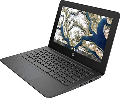 HP 2021 Chromebook החדש ביותר במחשב נייד 11.6 אינץ ', אינטל סלרון N3350 עד 2.4 ג'יגה הרץ, 4GB LPDDR2 RAM, 32GB