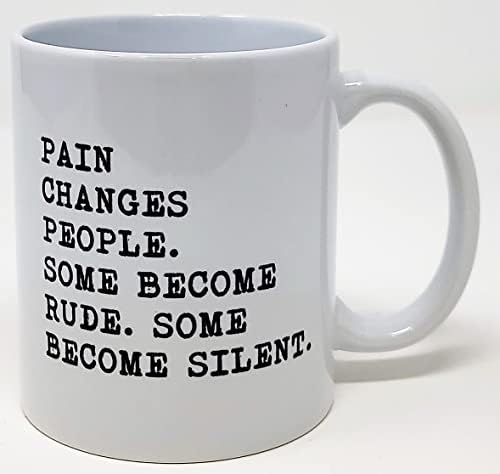 דלה קצב כאב שינויים אנשים כמה להיות גס שקט 11 אונקיות מצחיק לבן קפה ספל