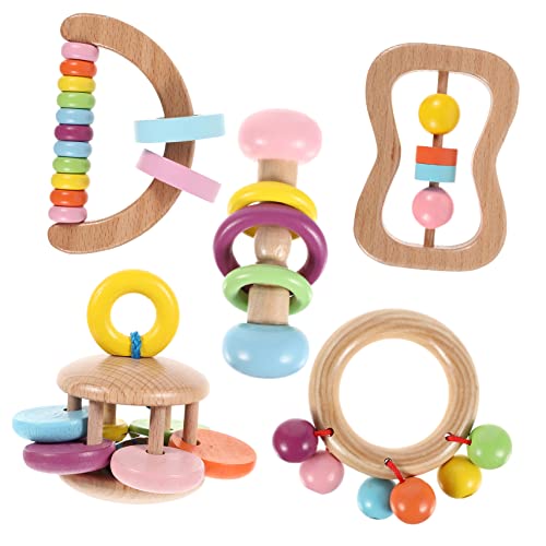5 יחידות יד רעשן תינוק ופעוטות צעצועי ילד צעצועי פעמוני יד לילדים תינוק צעצועים חינוכיים ילדים חינוכיים צעצועי