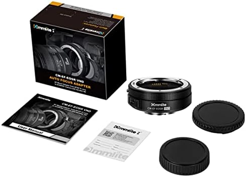 Comlite Canon EF/EF-S עדשות ל- EOS RF מצלמה מתאם מיקוד אוטומטי עם מסנן ND משתנה