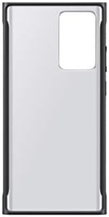 Samsung Galaxy Note20 Ultra 5G Case, כיסוי מגן אחורי סיליקון - שחור וגלקסי הערה 20 מארז אולטרה, כיסוי מגן ברור