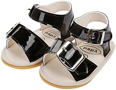 תינוקות בני בנות בוהן פתוח מוצק נעליים ראשון הליכונים נעלי קיץ פעוט שטוח סנדלי ילדי בית נעלי בית