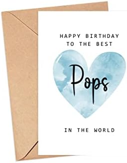 Moltdesigns יום הולדת שמח למיטב הקופצים בכרטיס העולמי - כרטיס יום הולדת של פופס - כרטיס Pops - מתנה ליום