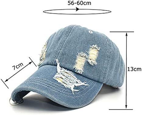 כובעי בייסבול לגברים נשים כותנה כותנה מתכווננת כובע בייסבול ג'ינס גרפי רקום כובע בייסבול גולף מזדמן
