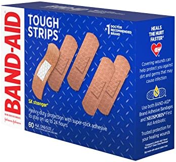 Band-Aid® מותג Strips® Striss® כל גודל אחד, 60 ספירת