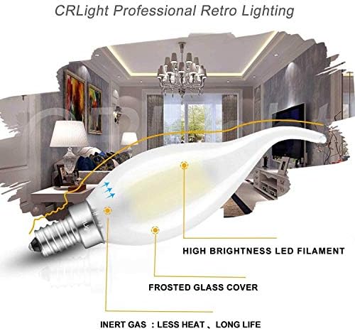 מנורת אור 4 וואט מנורת אור 4000 קראט אור יום לבן זוהר, 45 וואט שווה ערך 450 ליטר, 12 נורות נר לד הניתנות