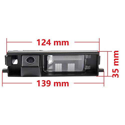 היפוך רכב ספציפי מצלמה משולב במספר צלחת אור רישיון אחורית גיבוי מצלמה עבור רב4 2002-2012