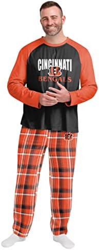 Poco nfl Cincinnati Bengals חולצת פיג'מה גברים ומכנסיים