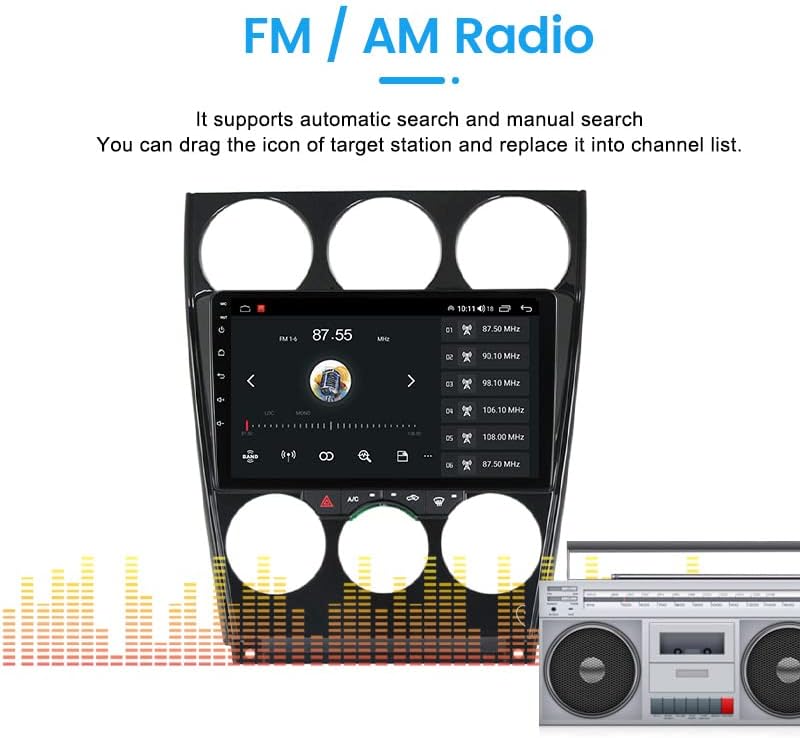 אנדרואיד 11 סטריאו רדיו לרכב למאזדה 6 אטנזה 2004-2014, ביורון 9 אינץ 'אוקטה ליבה מכונית GPS Navi Wireless