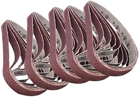 חגורת שוחק של Sogudio 20 יחידות חגורות מלטש חגורות מעורבות חגורות מלטש כלי כוח סנדר 13 ממ x 457