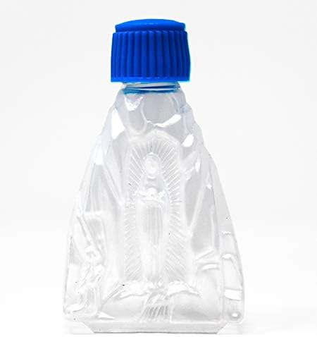 בקבוק מים של לורדס המכיל מים לורדס שהתברכו בלורדס