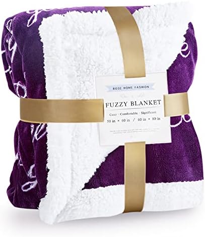 Rhf שמיכה שרפה חמה - מתנות לנשים מתנה ליום הולדת מתנה רכה זריקה שמיכות לחבר חבר סבתא משפחה נעימה שורפה מטושטשת.